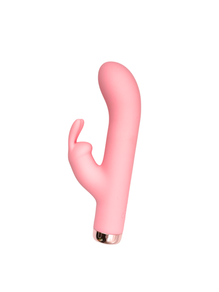 Розовый силиконовый вибратор-кролик 3461-02_1