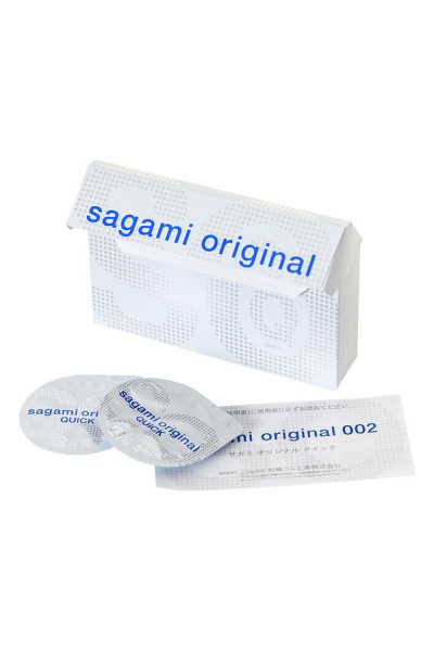 Презервативы Sagami Original 002 Quick, быстронадеваемые, полиуретан, 6 шт._3