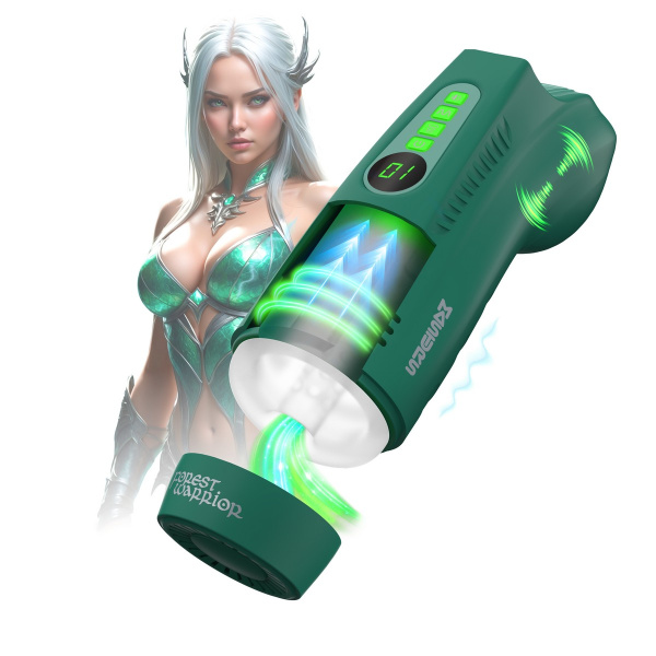 Интерактивный мастурбатор Masturs Forest Warrior Ayla. Вакуум, вибрация, озвучка._2