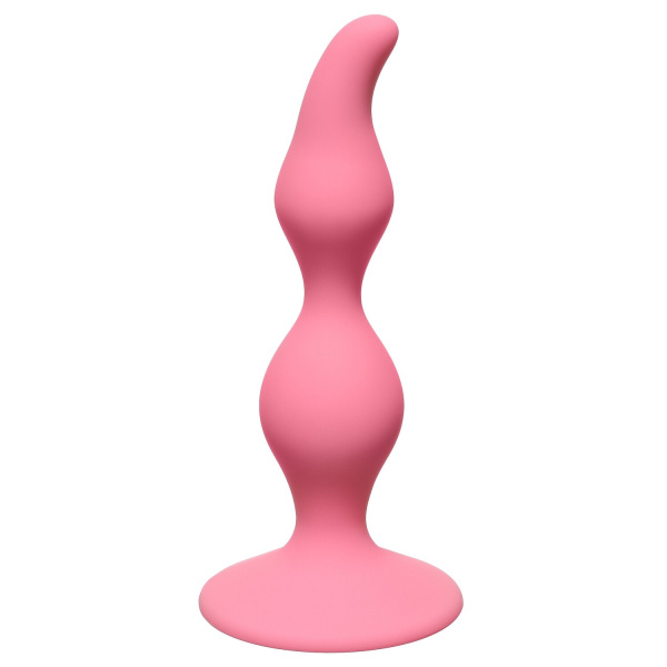 Анальная пробка Curved Anal Plug Pink_1