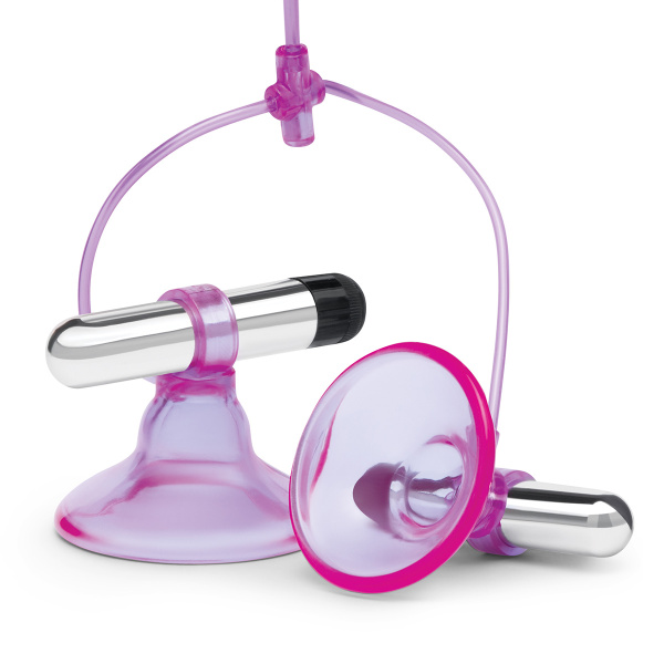 Вибромассажер с вакуумной стимуляцией Vibrating Nipple Suckers with Quick Release_4