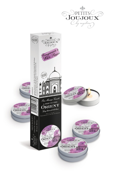 Набор из 5 массажных свечей по 33 гр. Petits Joujoux ORIENT REFILL_1