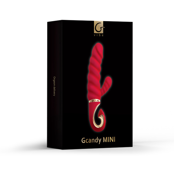 Gvibe Gcandy Mini - Витой вибратор с клиторальным стимулятором, 19х3.5 см_4