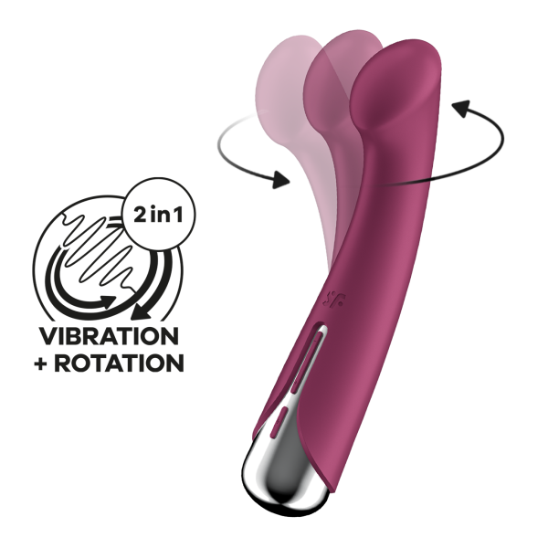 Вибратор для точки G Satisfyer Spinning G-Spot 1, красный_1