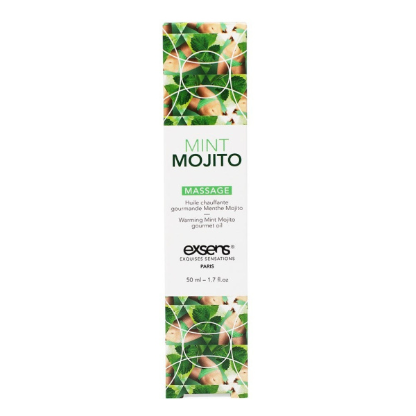 Разогревающие массажное масло Gourmet MINT MOJITO (Мохито)_3