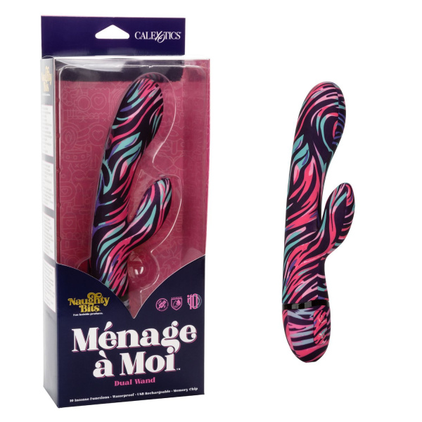 Вибромассажер NAUGHTY BITS MENAGE A MOI_1