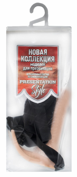 Фаллоимитатор поясной пустотелый с бандажом 7403/3ru_1