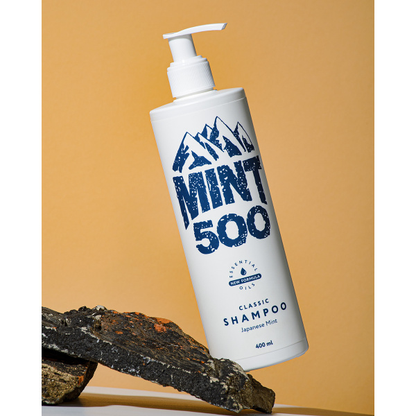 Шампунь восстанавливающий Mint500 Classic Shampoo Japanese Mint 400 мл_3