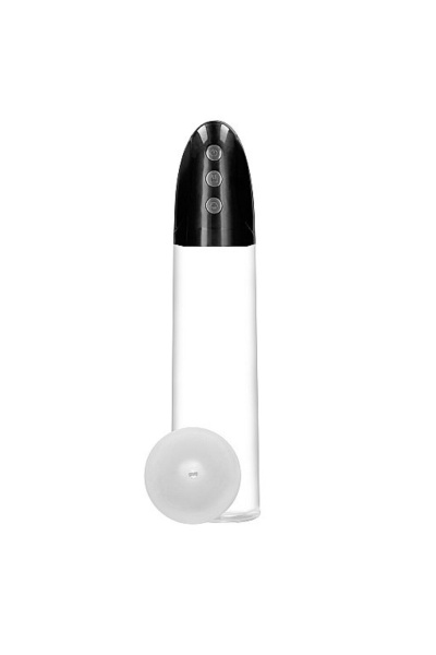Автоматическая вакуумная помпа Rechargeable Automatic Cyber Pump with Sleeve - Transparent_1