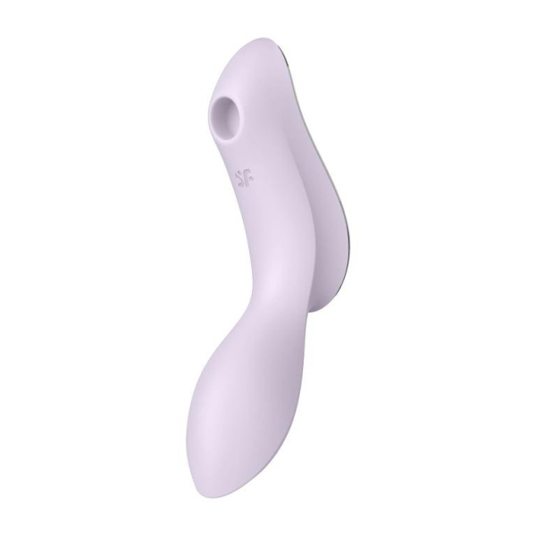Вакуумно-клиторальный вибромассажер Satisfyer Curvy Trinity 2, фиолетовый_3