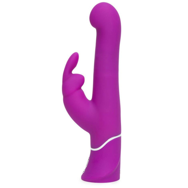 Happy Rabbit Вибратор с клиторальным стимулятором Beaded G-Spot фиолетовый_1
