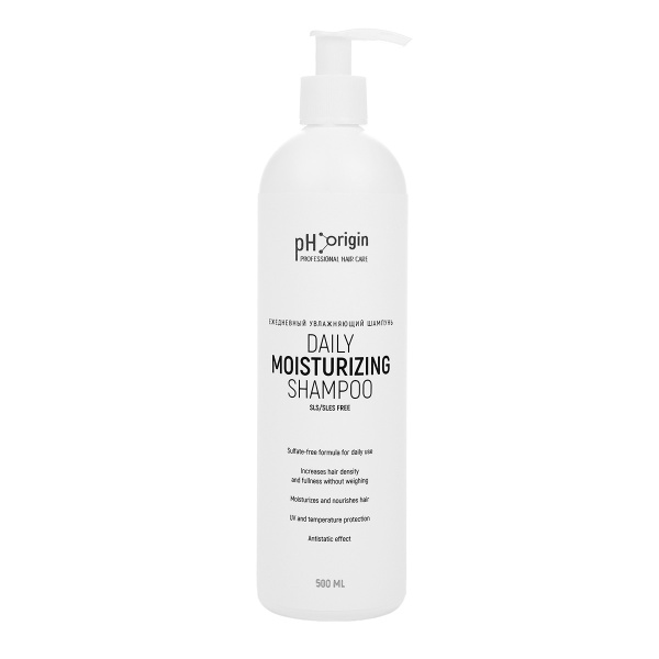 Шампунь ежедневный увлажняющий pH Origin Daily Moisturizing SLS/SLES Free Shampoo 500 мл_2