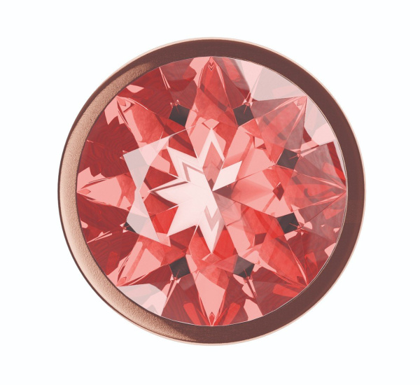Анальная Пробка Diamond Ruby Shine S Розовое Золото_4