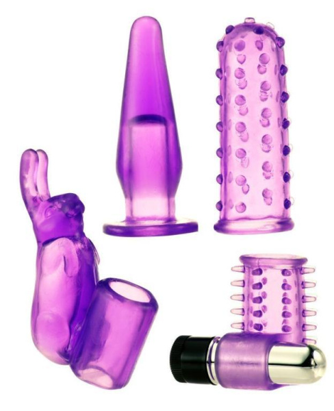 Вибромассажер для пар в наборе с насадками Me You Us  Foreplay Couples Kit_4