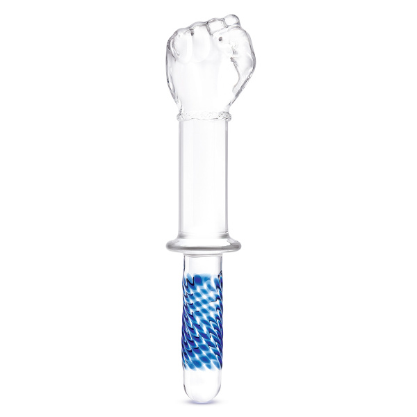 Фаллоимитатор-кулак из стекла 11 in с рукоятью Glass Fist Double Ended With Handle Grip_3