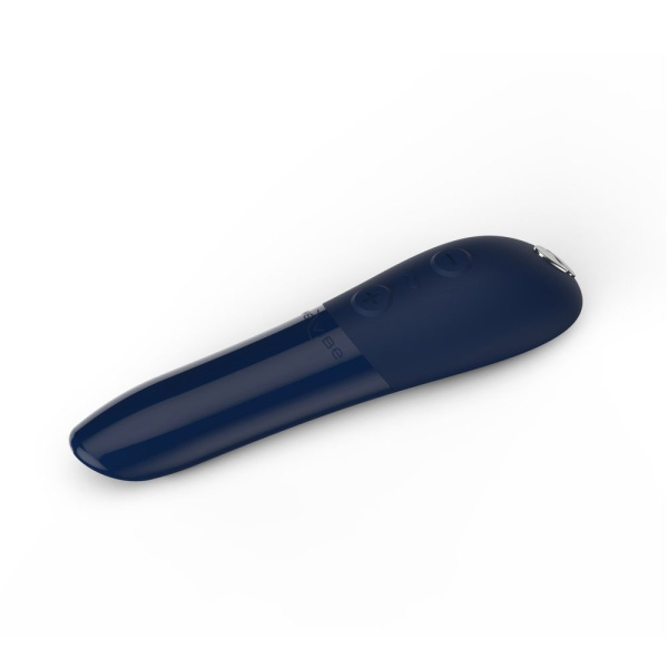 Невероятно сильный миниатюрный вибромассажер We-Vibe Tango X синий 9.5 см_1