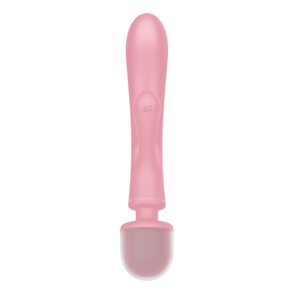 Вибратор-ванд 2 в 1 Satisfyer Triple Lover, розовый_5