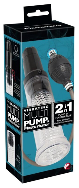 Вибропомпа-мастурбатор Vibrating Multi Pump & Masturbator_1