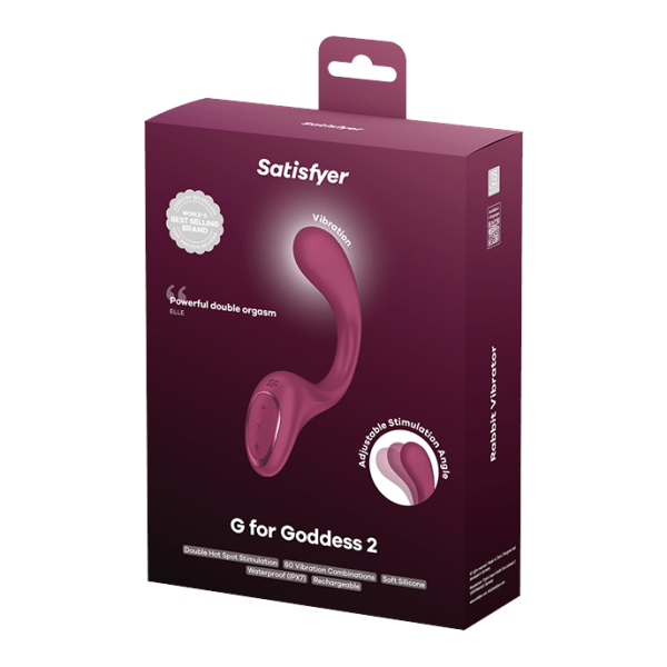 Вибратор для стимуляции зоны G Satisfyer G for Goddess 2, красный_2