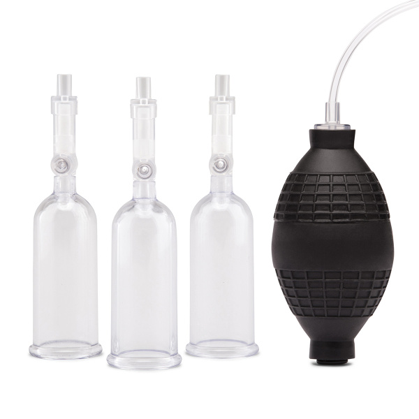 Вакуумная помпа для клитора и сосков Nipple Suckers with Clitoral Pump_3