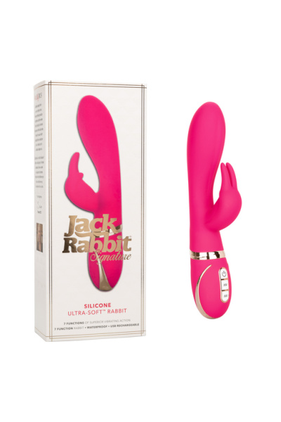 Ультра мягкий перезарежаемый вибромассажер кролик Ultra-Soft Rabbit_1