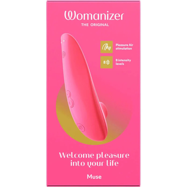 Бесконтактный клиторальный стимулятор Womanizer Muse Pink Rose розовый_2