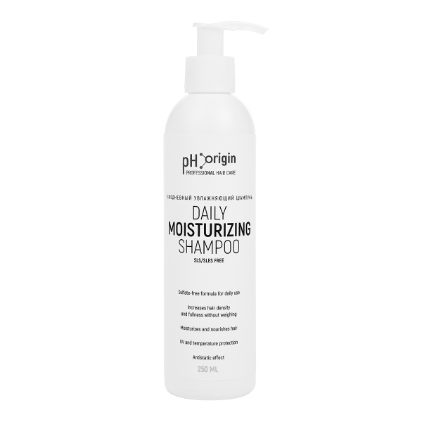 Шампунь ежедневный увлажняющий pH Origin Daily Moisturizing SLS/SLES Free Shampoo 250 мл_2