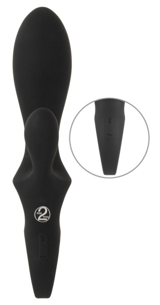 Надувной вибратор кролик Eternal Inflatable Rabbit, черный, 9.8 см_6