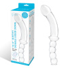 Анально-вагинальный фаллоимитатор 12,5 in Girthy Double Sided Dong With Anal Bead Grip Handle_2