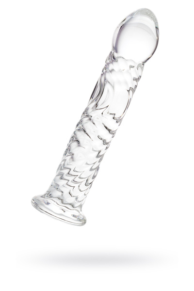 Нереалистичный фаллоимитатор Sexus Glass, стекло, прозрачный, 16,5 см_2