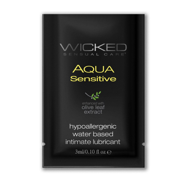 Мягкий лубрикант WICKED AQUA Sensitive 3 ml_1