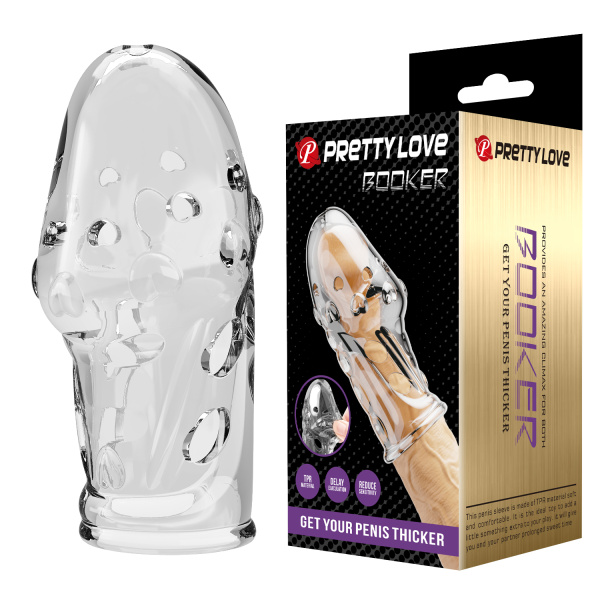 Насадка на пенис прозрачная Pretty Love BI-026289M_2