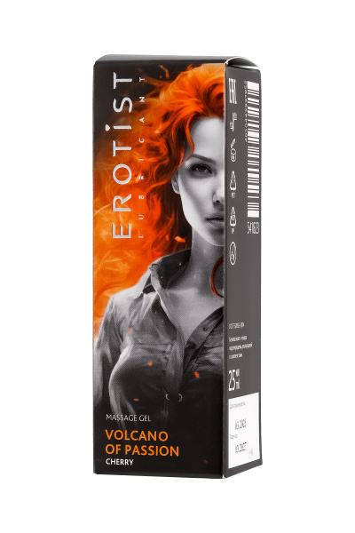 Гель с эффектом покалывания Erotist «VOLCANO OF PASSION» со вкусом вишни, 25 мл_6