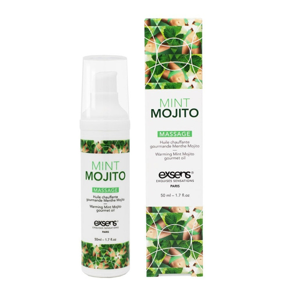 Разогревающие массажное масло Gourmet MINT MOJITO (Мохито)_1