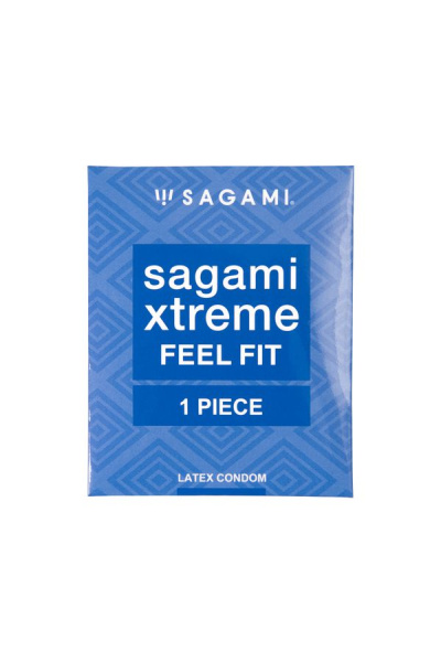 Презервативы Sagami Xtreme Feel Fit анатомические 1 шт._5