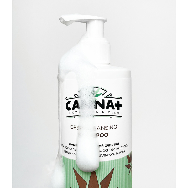 Шампунь глубокой очистки CANNA+ Deep Cleansing Shampoo 400 мл_4