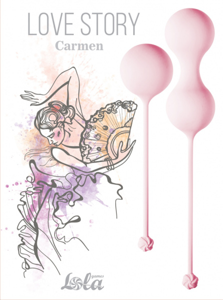Набор вагинальных шариков Love Story Carmen Tea Rose_2