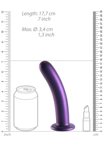 Анальная пробка Smooth G-Spot - 17 см_2