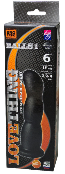 Насадка универсальная balls 1, l 150 мм, d 40 мм цвет чёрный арт. 131004_2