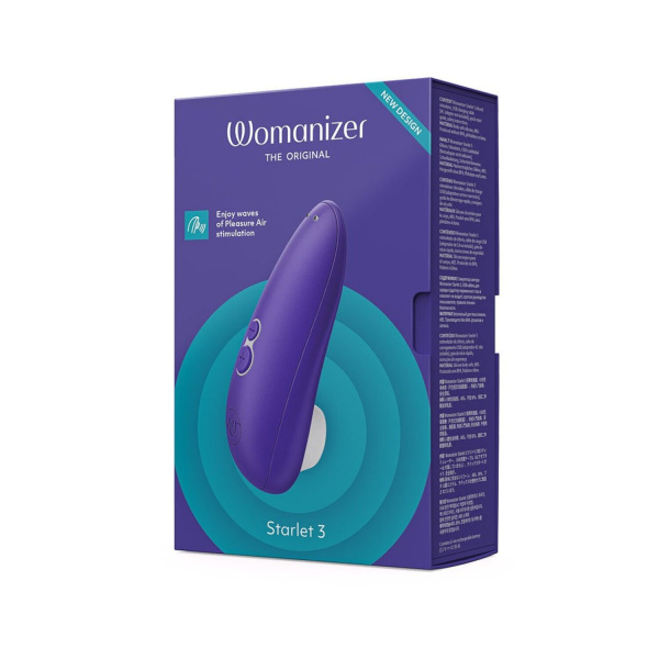 Бесконтактный клиторальный стимулятор Womanizer Starlet 3 индиго_2