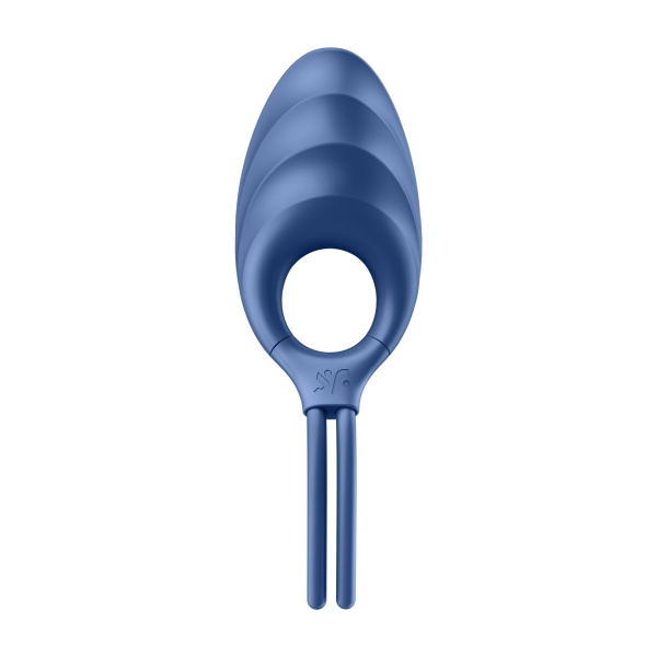 Эрекционное кольцо (Лассо) Satisfyer Swordsman с вибрацией, голубой_3