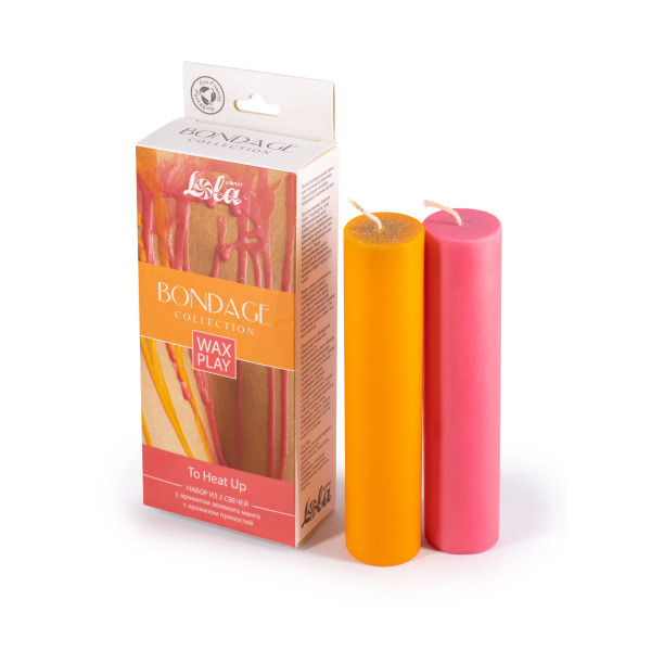 Набор из 2 Wax Play свечей Bondage To Heat Up 1067-01lola_1