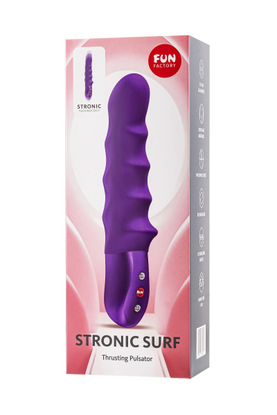 Пульсатор Fun Factory STRONIC Surf, силикон, фиолетовый, 20,5 см_6