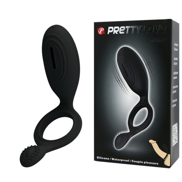 Ethol Эрекционное кольцо с клиторальной подушечкой,с вибрацией_1