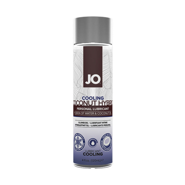 Водно-кокосовый лубрикант с охлаждающим эффектом / JO Lubricant Coco-Hybrid Cooling 4 oz - 120мл._1