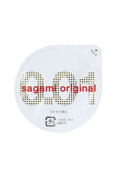 Презервативы Sagami Original 001, полиуретан, 5 шт._5