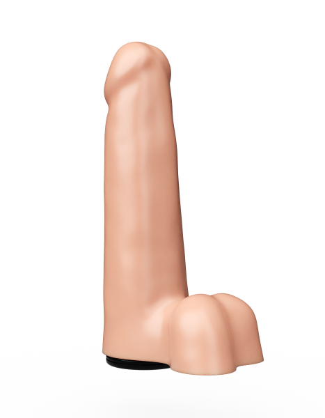 Насадка для страпона в ламинате harness, l 156 мм d 39 мм цвет телесный арт. 202000_5