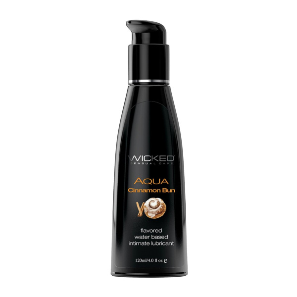 Лубрикант со вкусом булочки с корицей WICKED AQUA Cinnamon Bun 120 ml_1