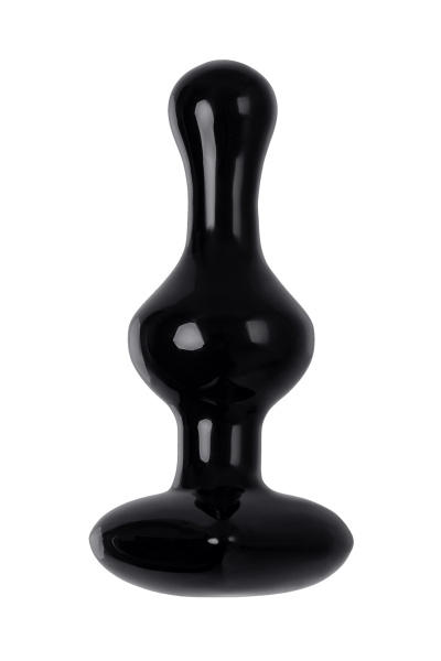 Анальная втулка Sexus Glass, стекло, черная, 9,8 см_5