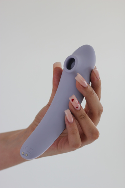 Вакуумный стимулятор клитора Premium лавандовый 23121LS_1